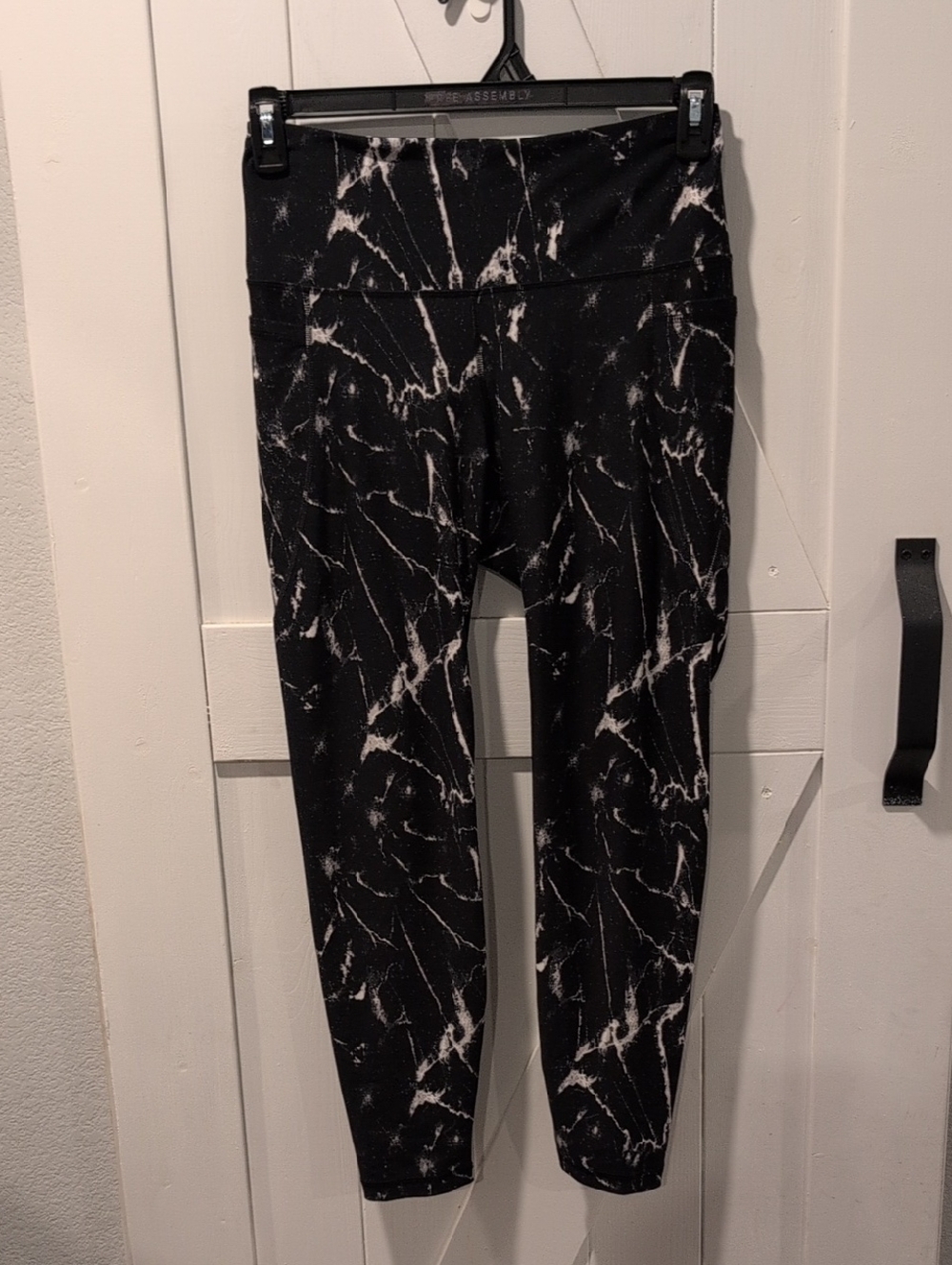 Old Navy Active Powersoft Marble Print Leggings L High Rise Go-Dry